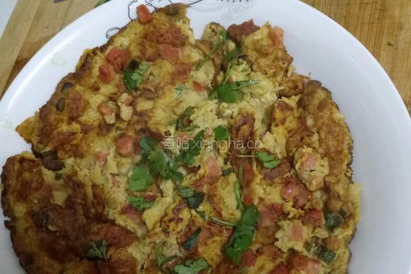 金针菇鸡蛋饼