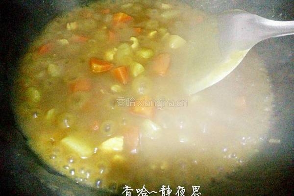 鸡肉咖喱饭的做法图解12