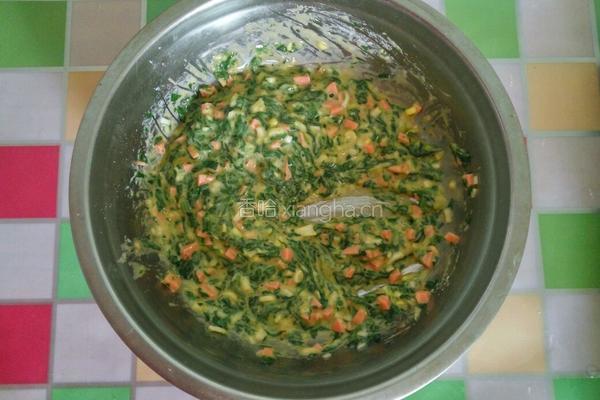 爱心蔬菜鸡蛋饼的做法图解6