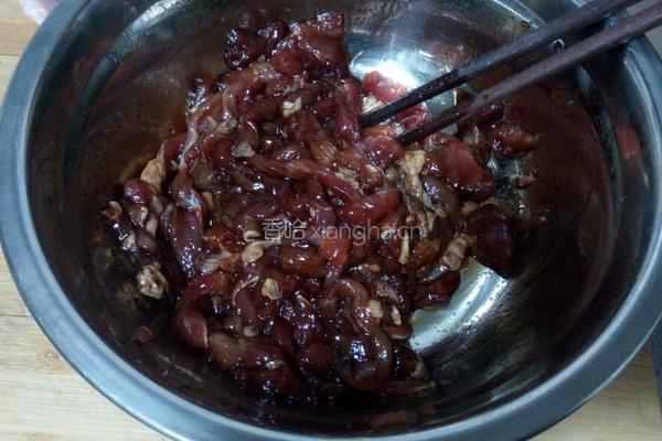 肉丝蒜黄的做法图解6