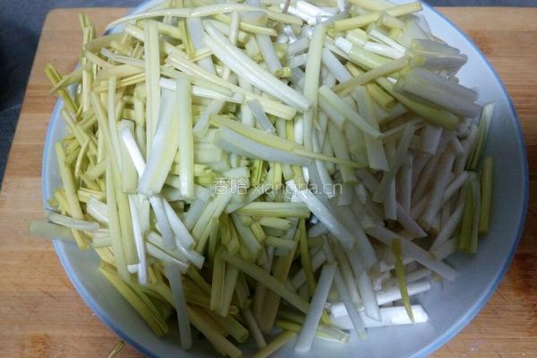 肉丝蒜黄的做法图解9
