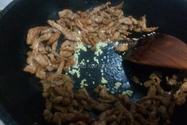 肉丝蒜黄的做法图解13