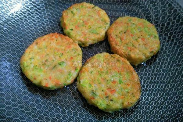 蔬菜杂粮饼的做法图解11