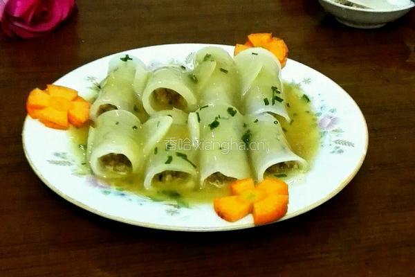 萝卜肉卷的做法图解13