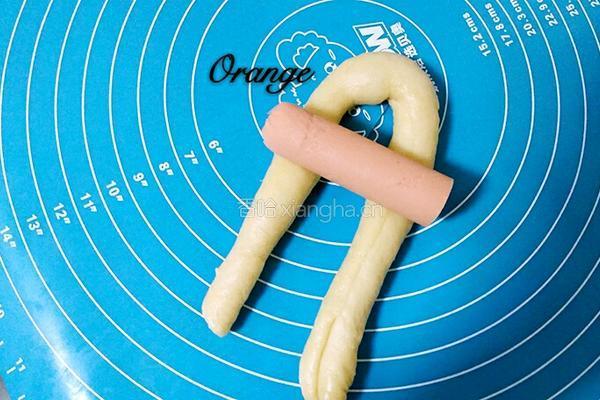 萌萌兔火腿面包的做法图解7