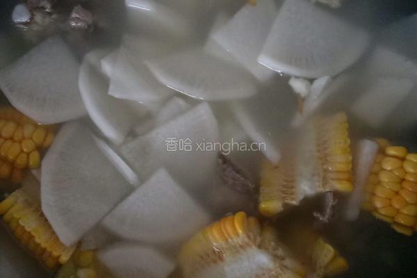 萝卜玉米排骨汤的做法图解7