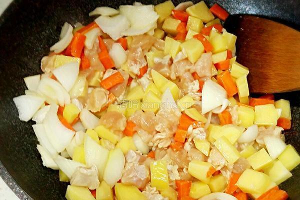 咖喱鸡肉饭的做法图解3
