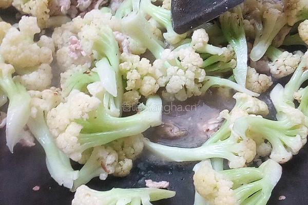 瘦肉椰菜花的做法图解7