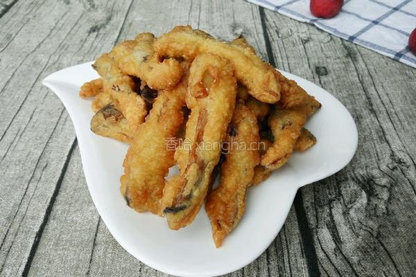 酥炸蘑菇鱼的做法图解10