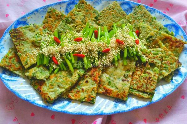 桐蒿煎蛋饼的做法图解10