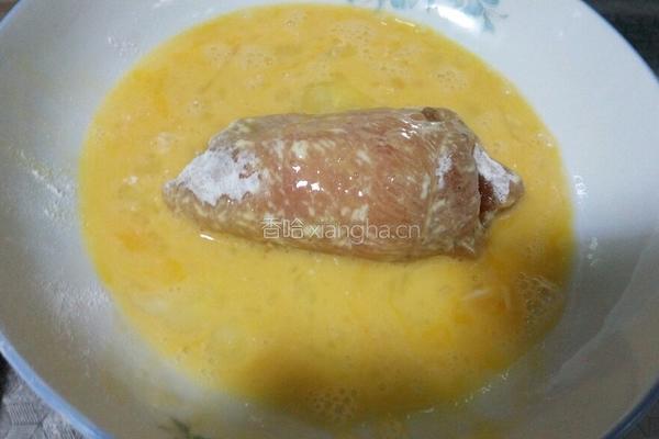 爆浆鸡肉卷（配俄式酸乳瓜）的做法图解13