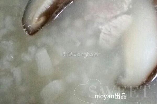 香菇瑶柱好事粥的做法图解3