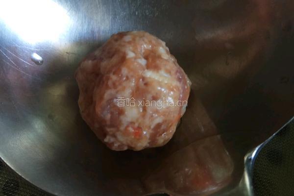 五彩羊肉丸的做法图解3