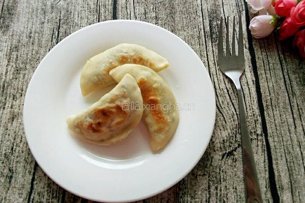 米饺煎饺(香菇腊肉马蹄米饭馅)的做法图解13