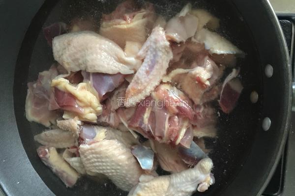 鸡肉炖粉条的做法图解4