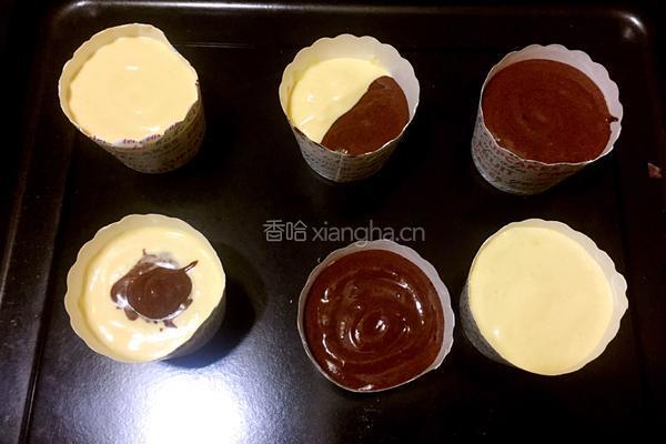 双色纸杯蛋糕的做法图解21