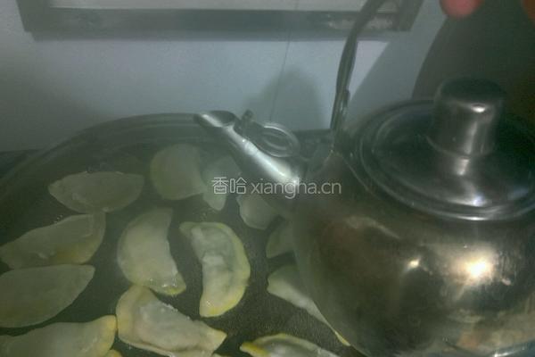 煎饺(电饼铛版)的做法图解3