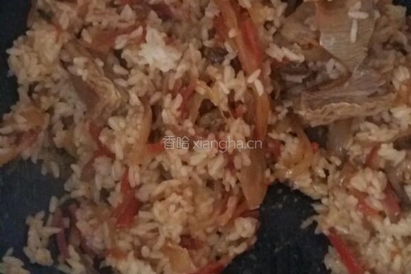 简易版手抓饭的做法图解7