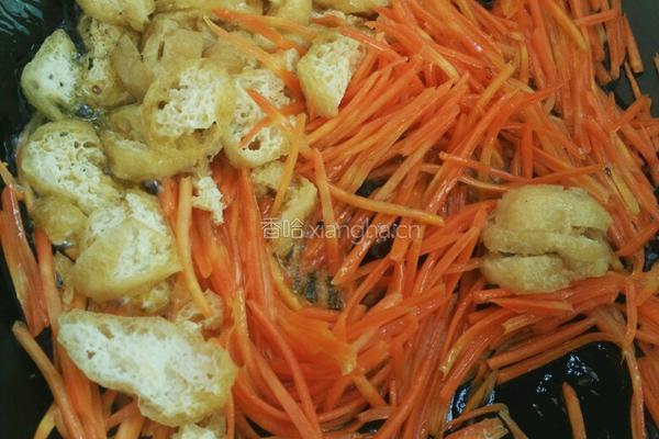 酸萝卜炒豆芽的做法图解6