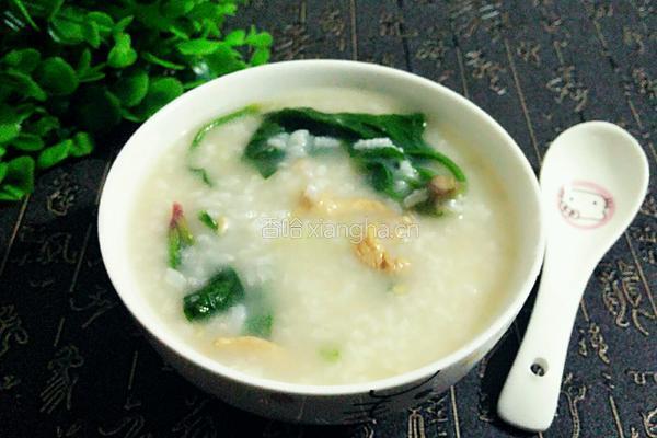 菠菜瘦肉粥的做法图解9