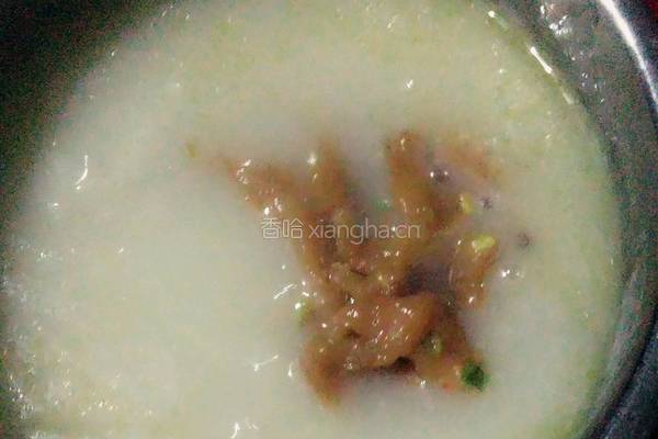菠菜瘦肉粥的做法图解7