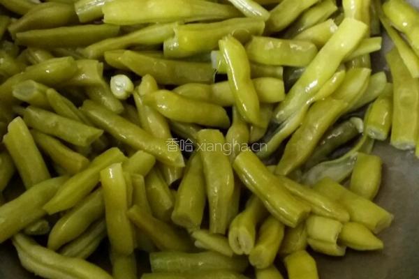 蒜炒豆角的做法图解4