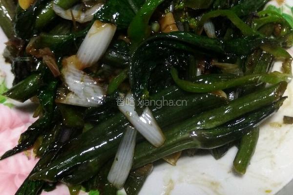 耗油紫菜心的做法图解4