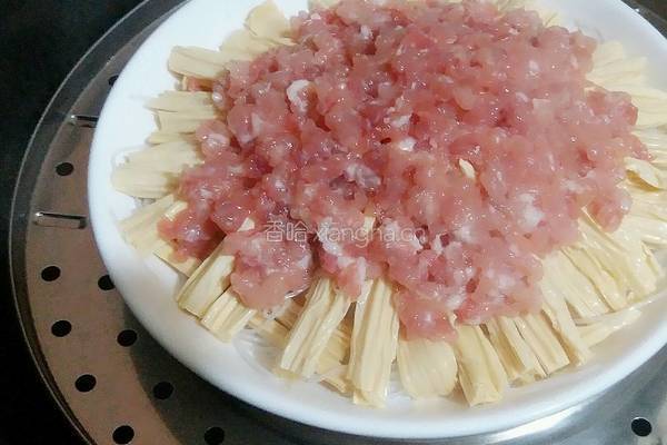 腐竹肉末蒸粉丝的做法图解10