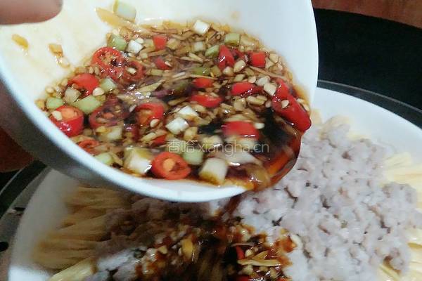 腐竹肉末蒸粉丝的做法图解13