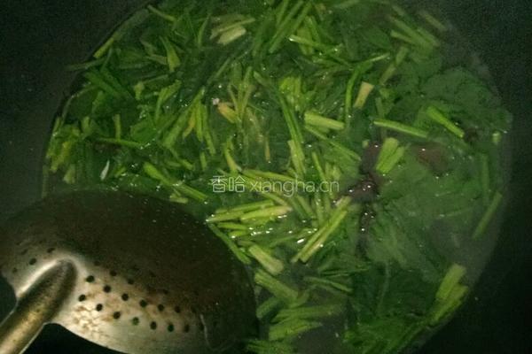 菠菜拌粉丝的做法图解4