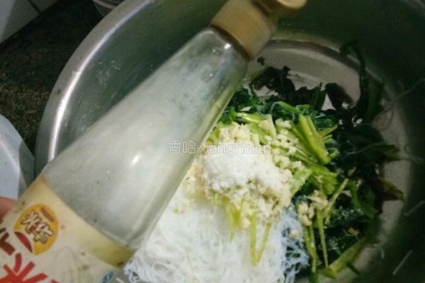 菠菜拌粉丝的做法图解7