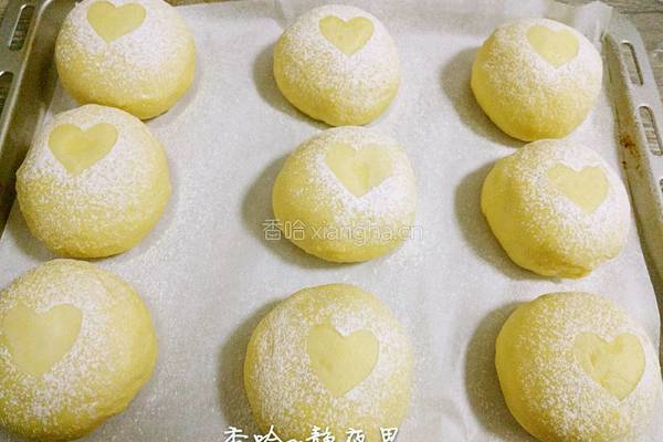 爱心小面包的做法图解16