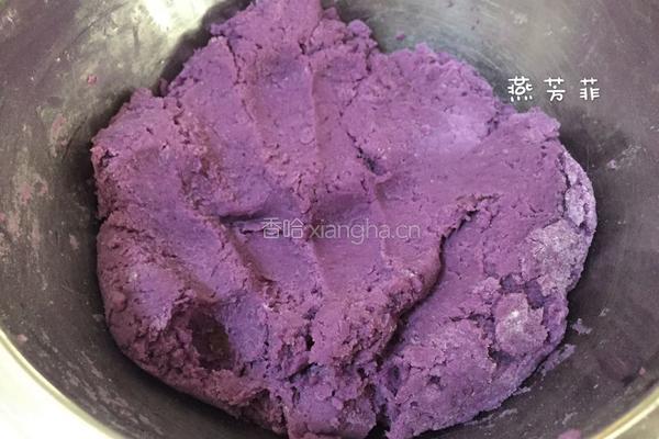 紫薯饼的做法图解4