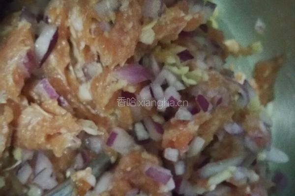 香菇猪肉包的做法图解3