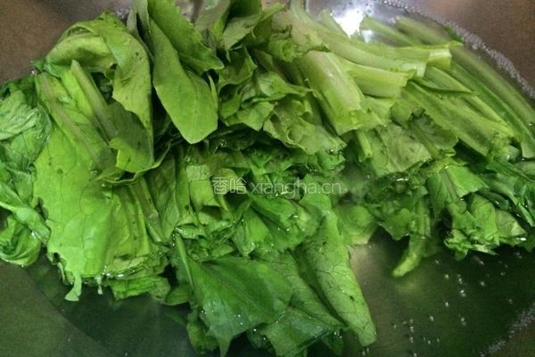 老干妈油麦菜的做法图解4