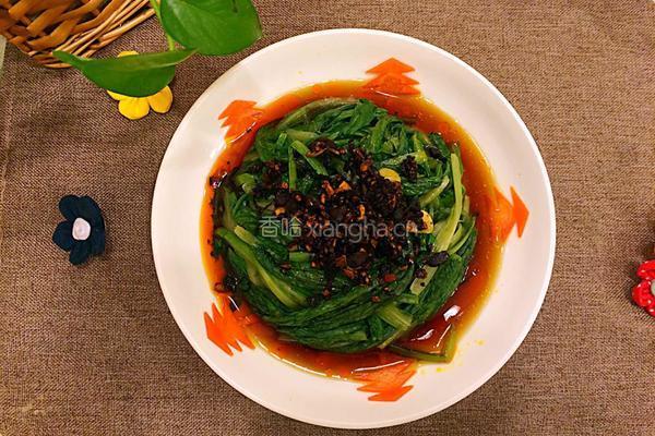 老干妈油麦菜的做法图解12