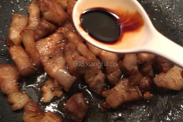 五花肉炒菜花的做法图解6