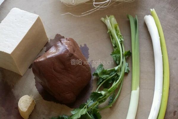 粉汤牛血的做法图解1
