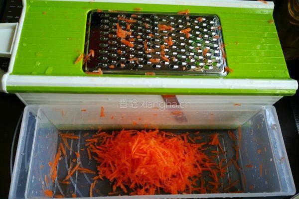 炸胡萝卜豆腐肉丸的做法图解3