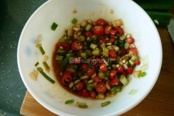 香辣拌秋葵的做法图解8