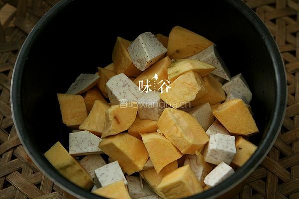 番薯芋头糖水的做法图解4