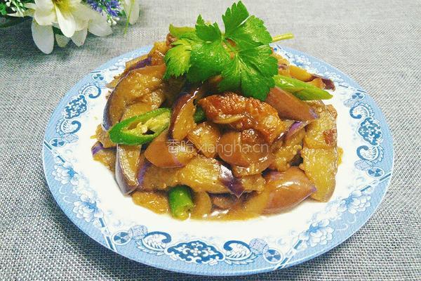 肉片烧茄子的做法图解11
