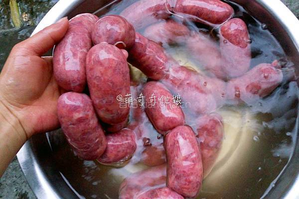 自制黑胡椒风味脆皮肠烤肠的做法图解17