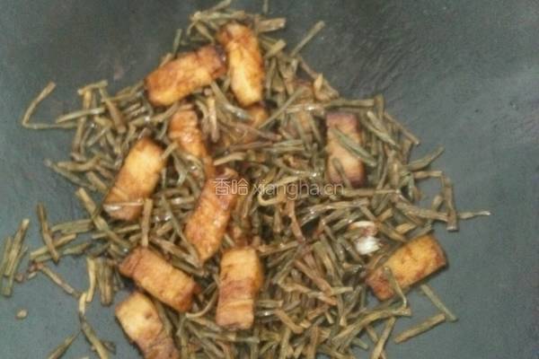 干豆角五花肉的做法图解4