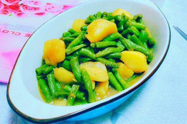 土豆炖豆角的做法图解11