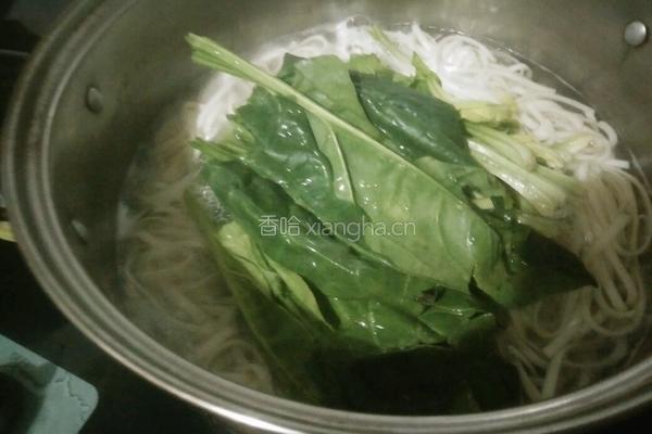 波菜面的做法图解4