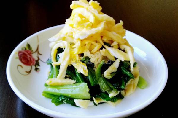 菠菜炒笨蛋的做法图解9