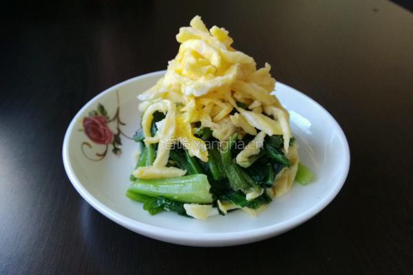 菠菜炒笨蛋的做法图解10
