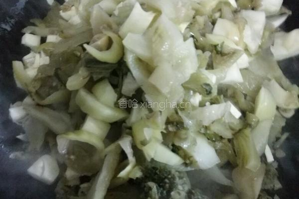 冬笋炒酸菜的做法图解6