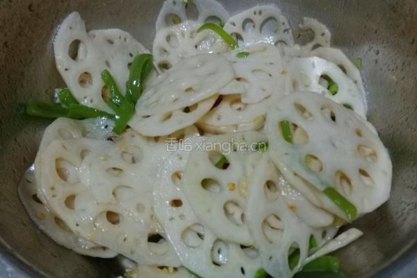 凉拌莲藕片的做法图解10